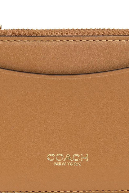 Coach Logo Detailed Zip-Up Wallet