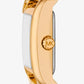 Mini Monroe Silver-Tone Double Wrap Watch