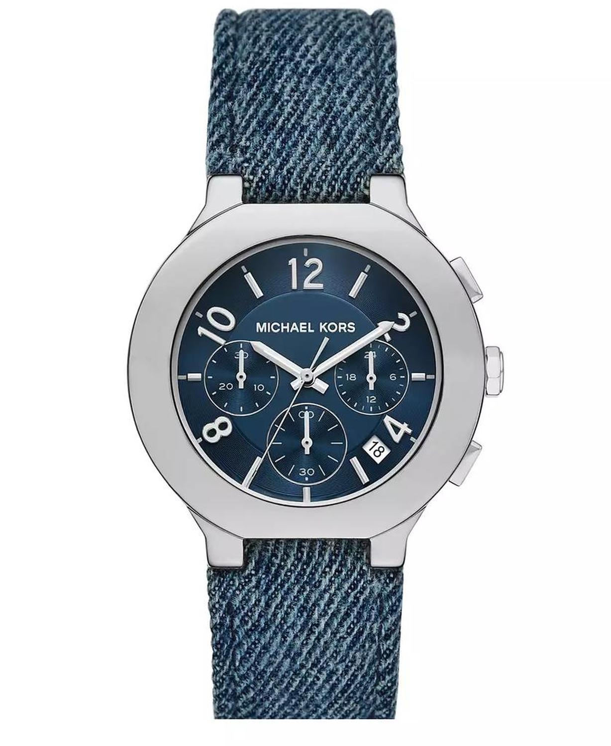 Women's Gramercy Chronograph Blue Denim Watch, 40mm