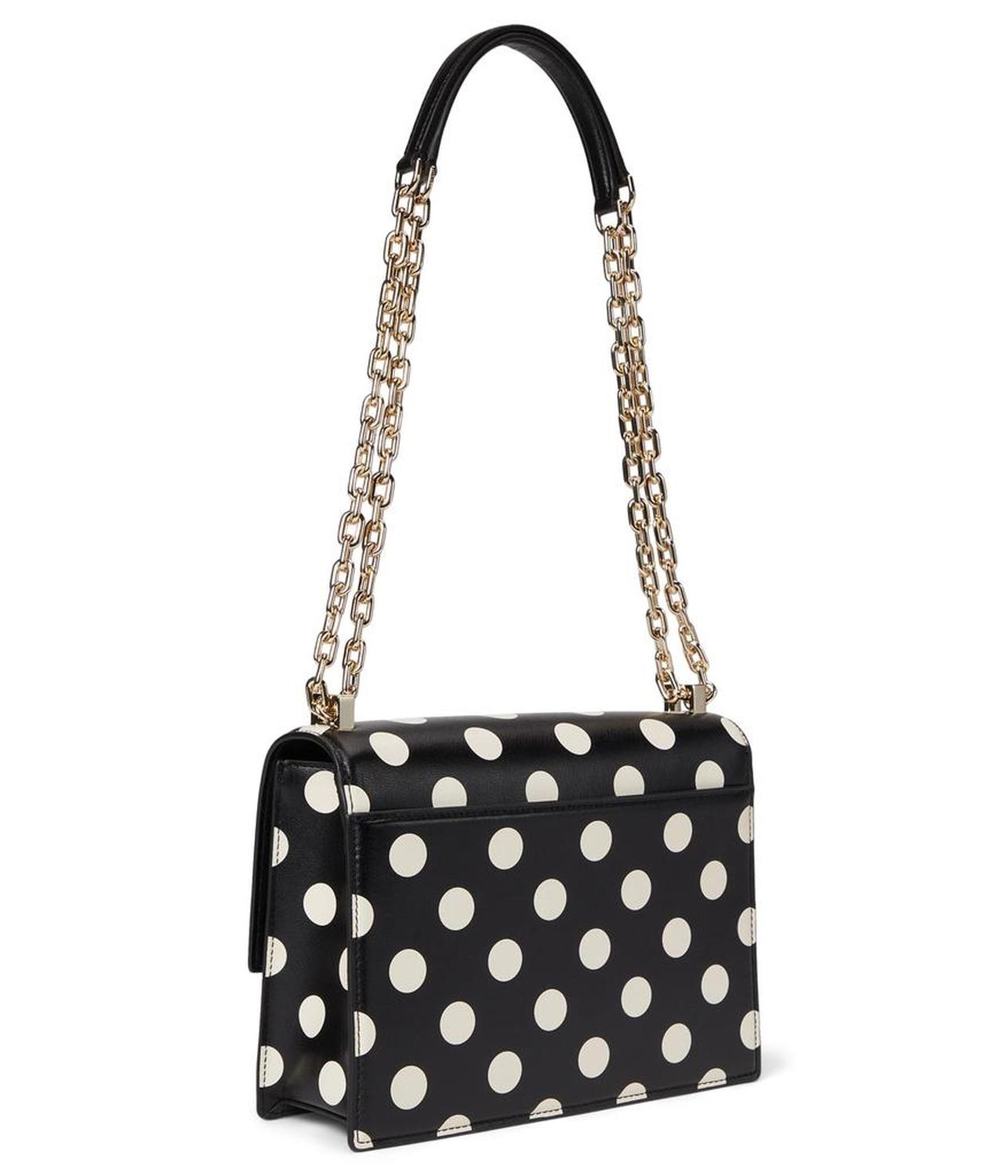 Deco Dot Chain Strap Shoulder Bag