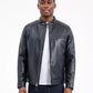 Men's Faux Leather Moto Jacket