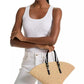 Isa Fan Large Woven Tote