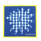 Women's Daisy Gingham Silk Bandana