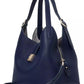 Deco Pebbled Leather Tote Bag