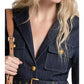 Women's Utility Denim Blazer