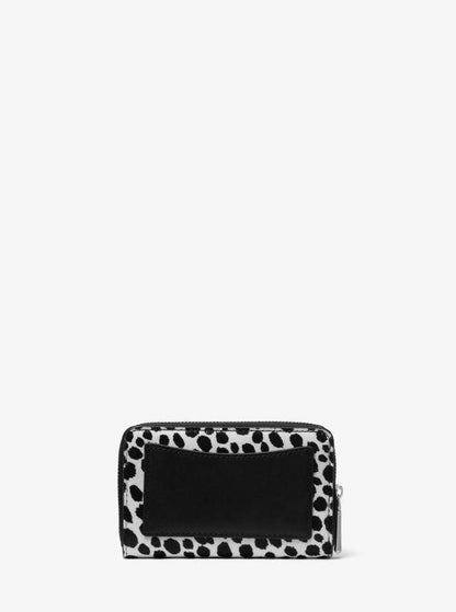 Jet Set Small Cheetah Print Calf Hair Wallet