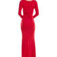 Marchesa Notte Jersey Drape Gown