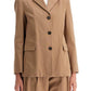 S Max Mara Three-Button Cotton Blazer For Men