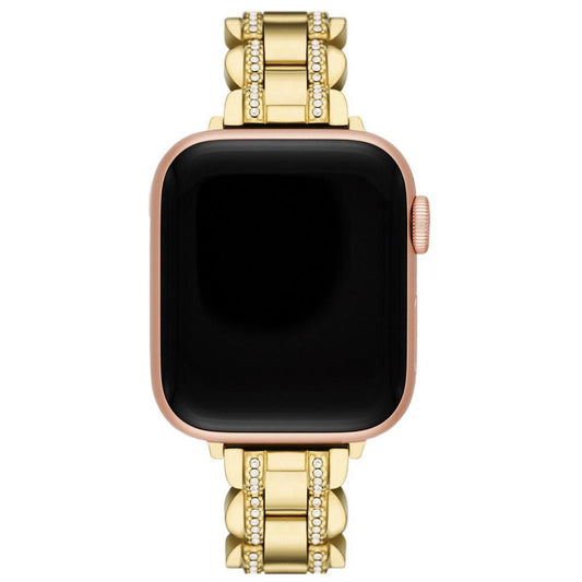 Women's Gold-Tone Pave Stainless Steel Bracelet Band for Apple Watch, 38mm, 40mm, 41mm