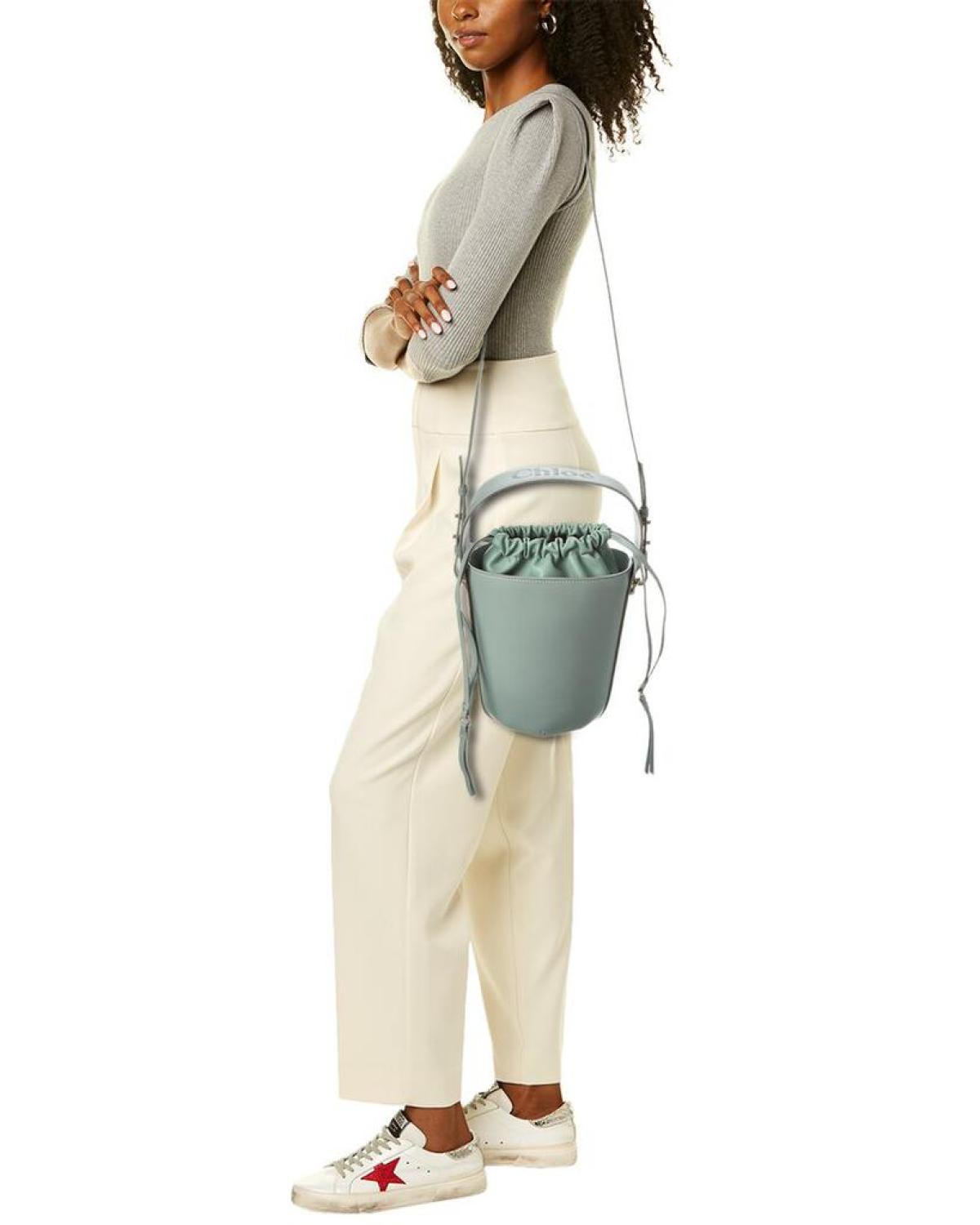 Chloé Sense Leather Bucket Bag