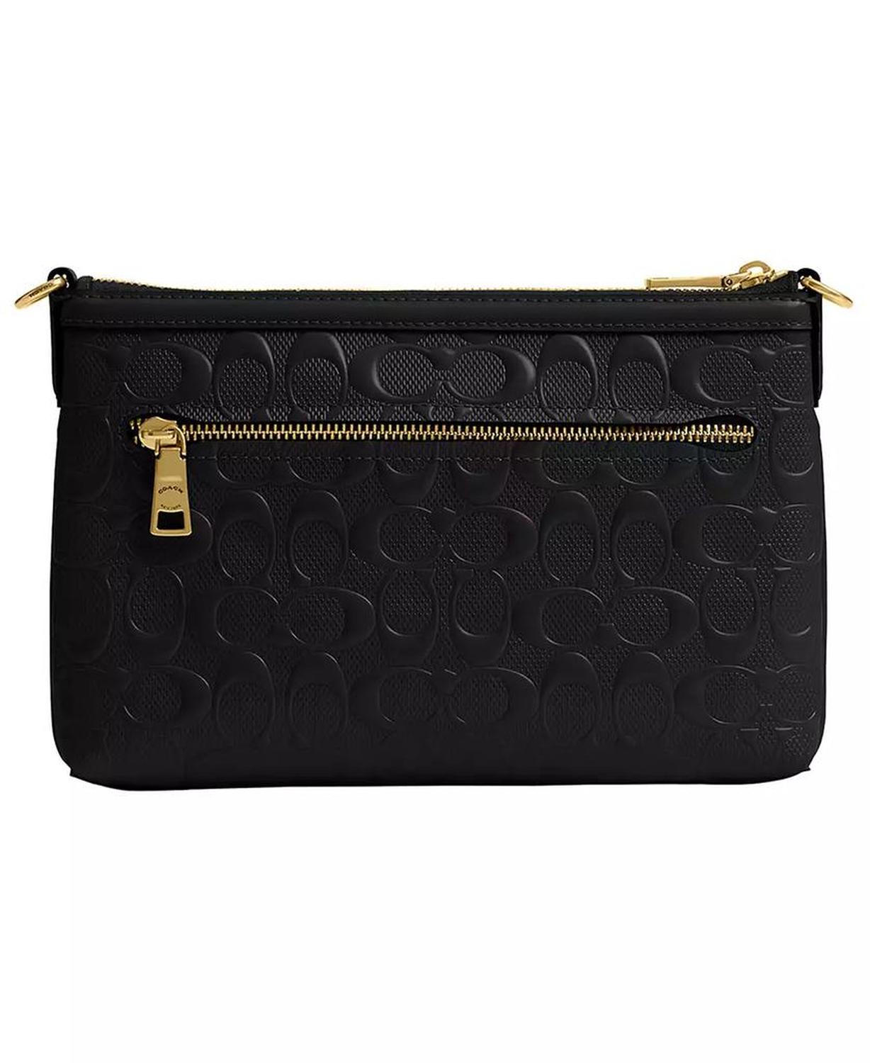 Legacy Small Signature Patent Leather Crossbody Bag