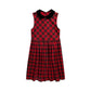 Buffalo Check Stretch Ponte Dress (Big Kids)
