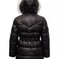 Michael Kors Toddler & Little Girls Belted Stadium Puffer Jacket with Faux-Fur Trim