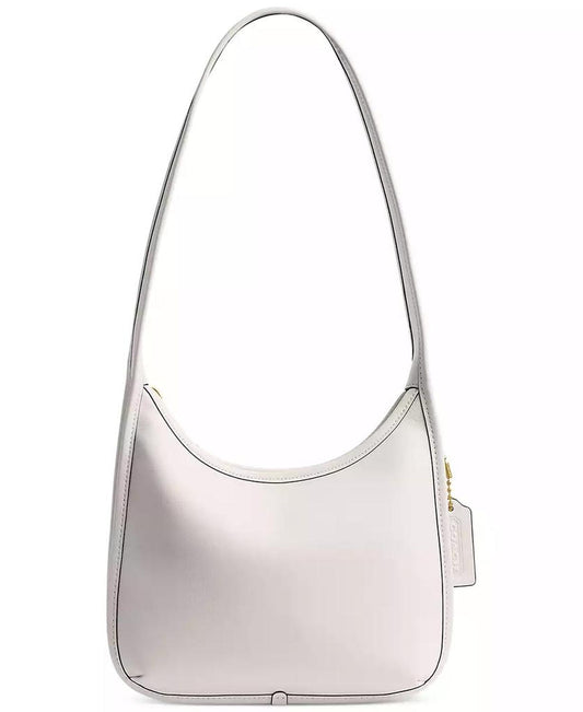 Small Glovetanned Leather Curve Zip Bag