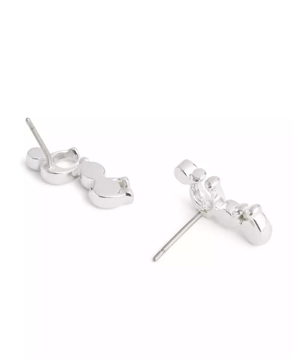 Faux Stone Signature C Stone Crawler Earrings