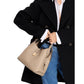 Deco Pebbled Leather Medium Crossbody Tote