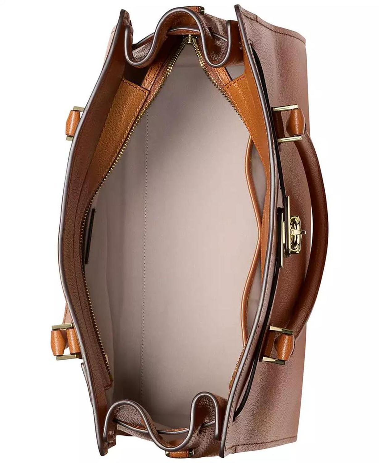 Hamilton Moderne Large Leather Satchel