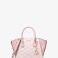 Avril Small Signature Logo Jacquard Satchel