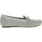 Juliette Womens Faux Leather Driving Moccasin Loafers