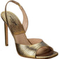 Marisa Lizard-Embossed Leather Slingback Sandal