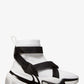 Nick Leather Strap Knit Trainer