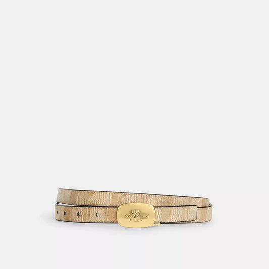 Coach Outlet Signature Buckle Cut To Size Reversible Eliza Belt, 18 Mm