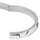 Spade Flower Hinge Bangle Bracelet