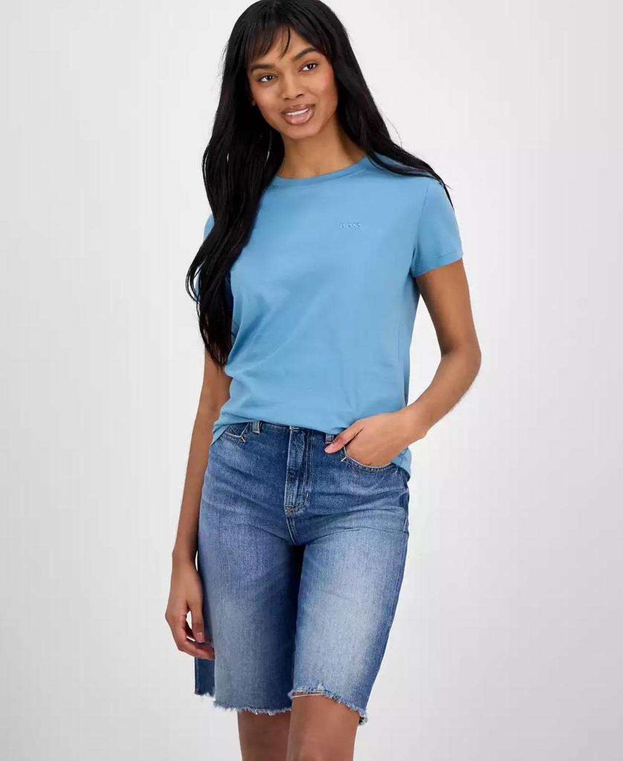 Women's Cotton Crewneck Short-Sleeve Tee