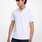 Cotton and Mesh Collar Polo Shirt