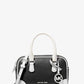 Thompson Extra-Small Two-Tone Pebbled Leather Convertible Crossbody Bag