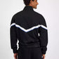 Men's Napones Zip Front Chevron Stripe Track Jacket
