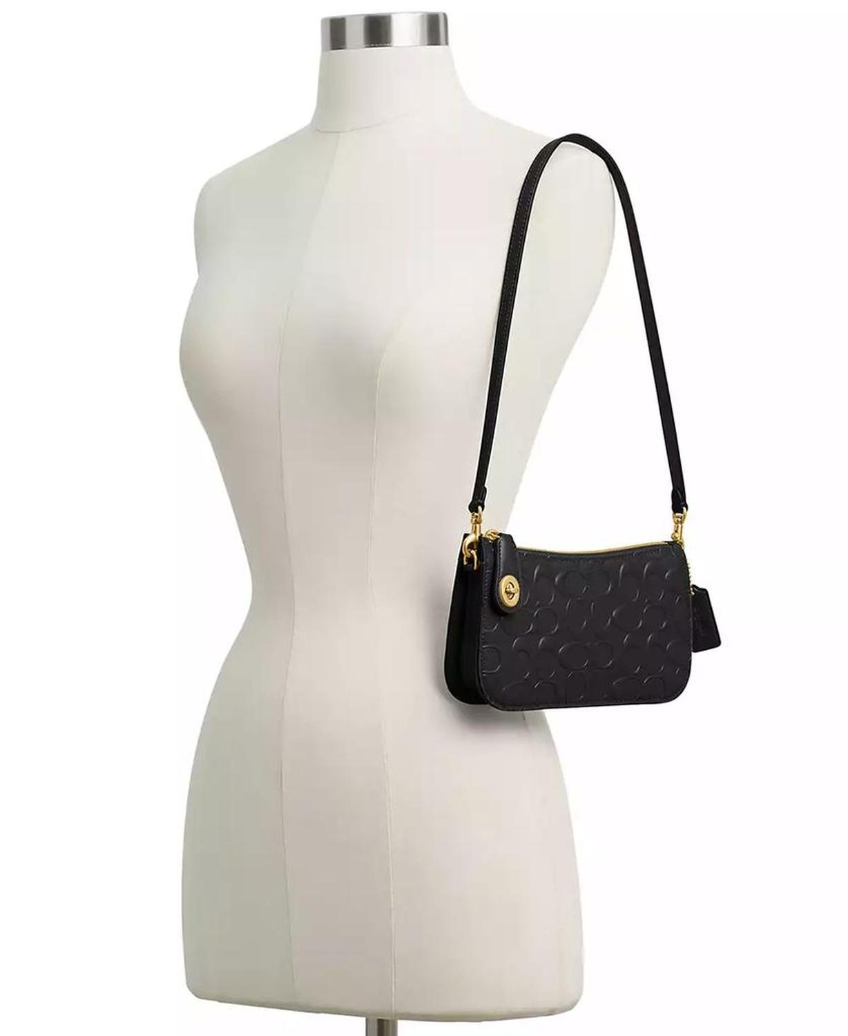 Penn Small Signature Patent Leather Shoulder Bag