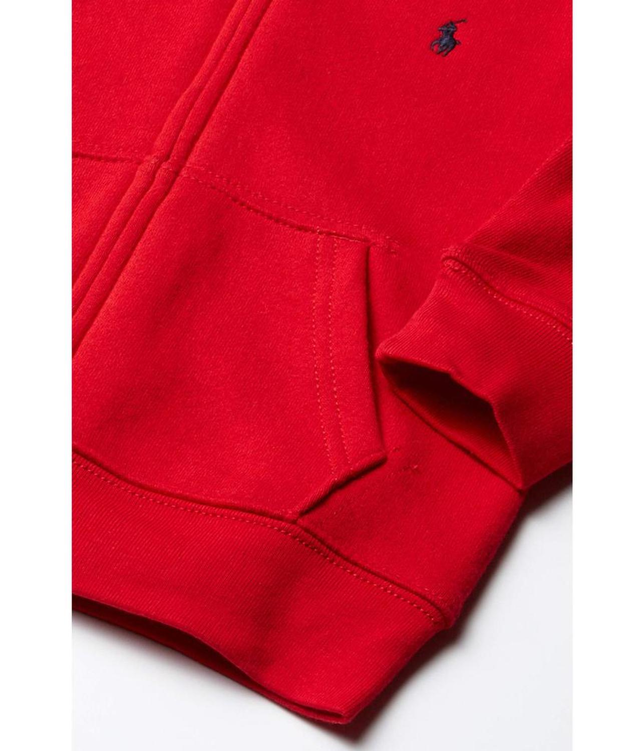 Cotton Blend Fleece Hoodie (Little Kids)