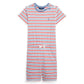 Striped Cotton Jersey Romper (Big Kids)