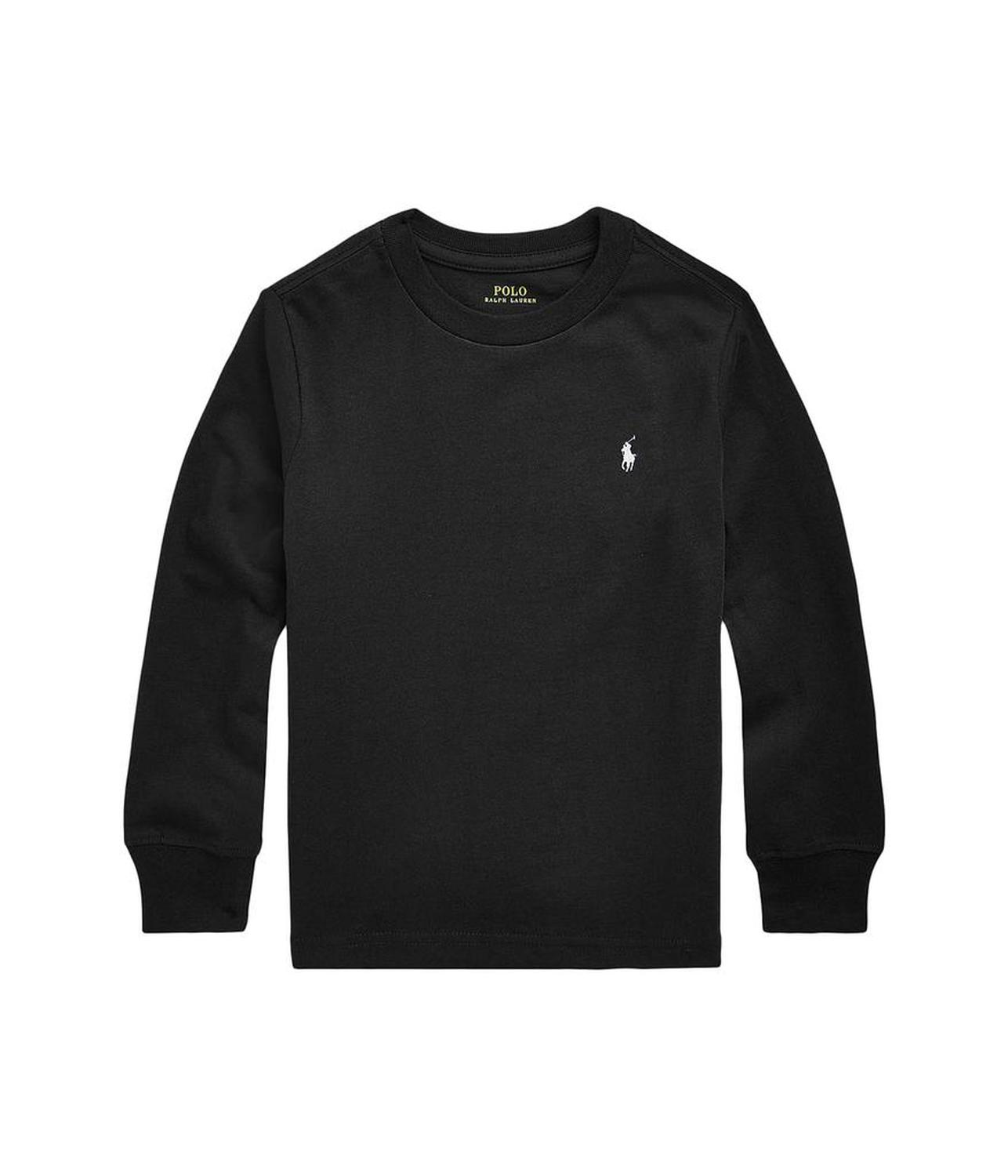 Cotton Jersey Long Sleeve Tee (Little Kids)