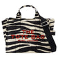 The Medium Tote -  - Cotton - Black
