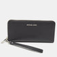 Michael Kors  Leather Jet Set Zip Around Continental Wallet