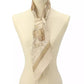 Stacked Tabby Bags Print Silk Skinny Scarf