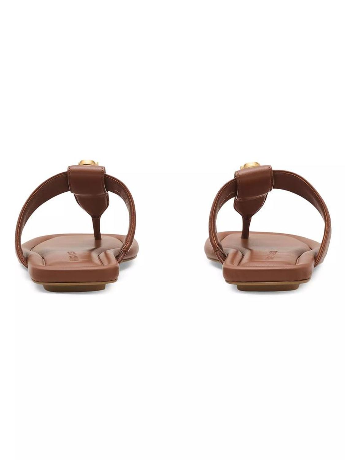 Dual Leather T Sandals