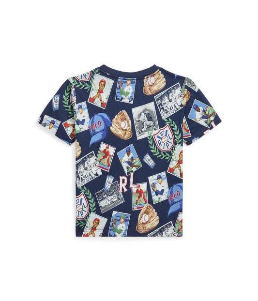 Baseball-Print Cotton Jersey Tee (Toddler/Little Kid)
