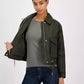MICHAEL Women's Reversible Bomber Barn Jacket