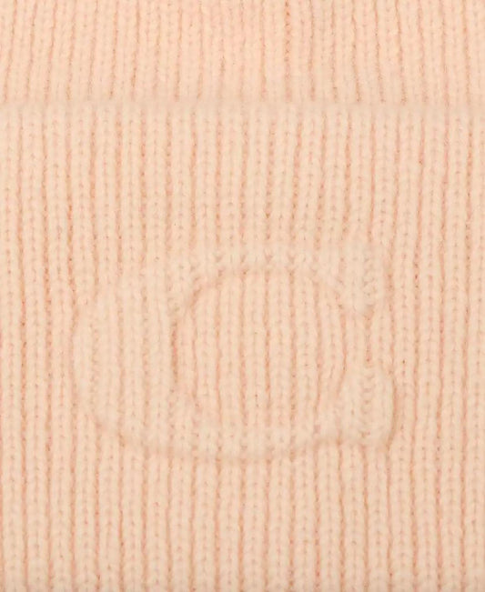 Women's Embossed C-Knit Beanie Hat