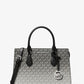 Sheila Medium Ombré Signature Logo Satchel