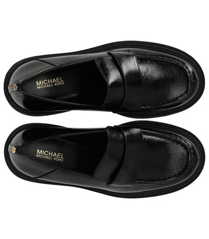 Rocco Black Heeled Loafer