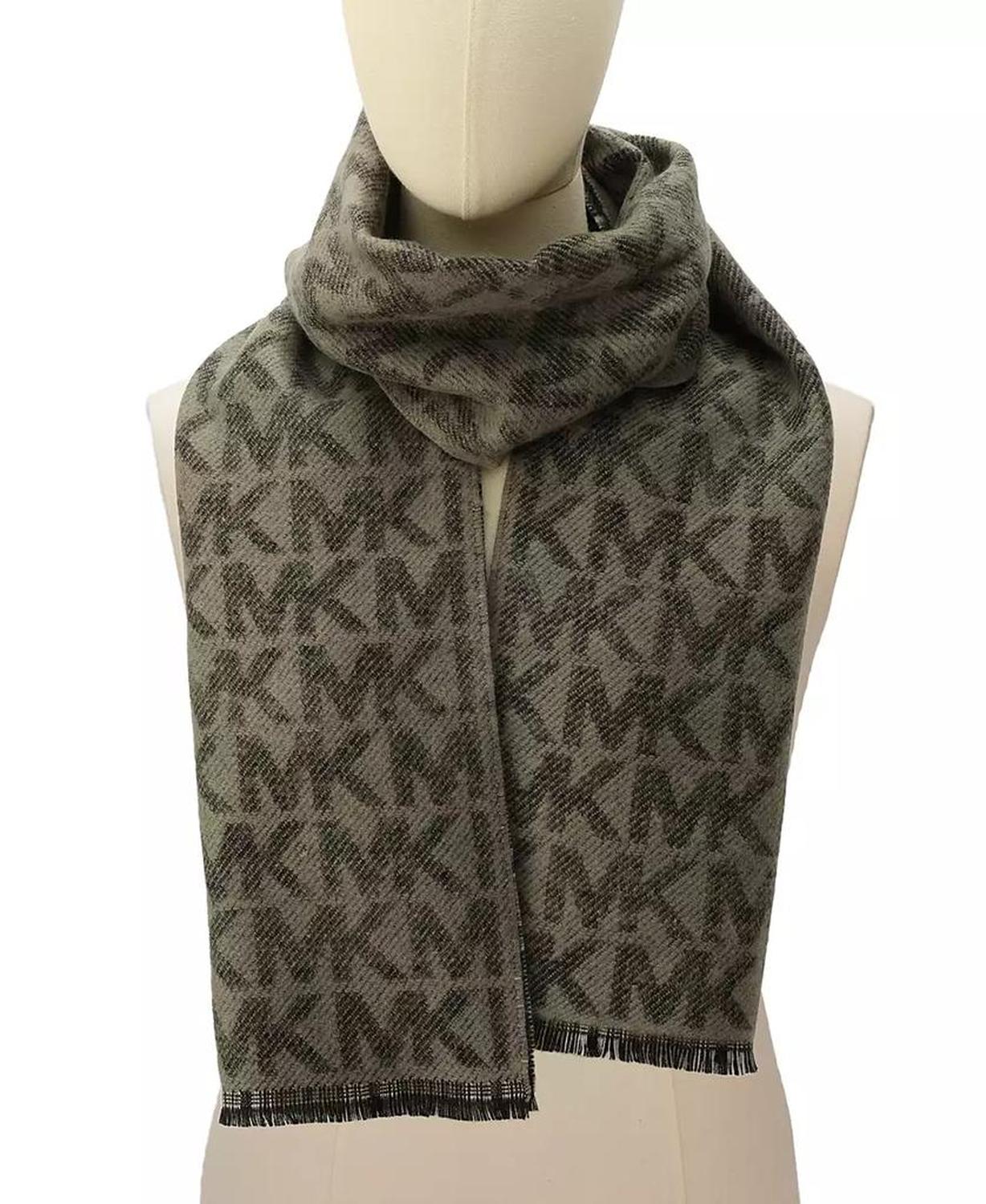 Men's Reversible MK Logo Scarf