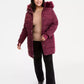 Plus Size Faux-Fur-Trim Hooded Puffer Coat, Exclusively at Macy's