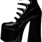 Black 'The Patent Leather Kiki' Heels