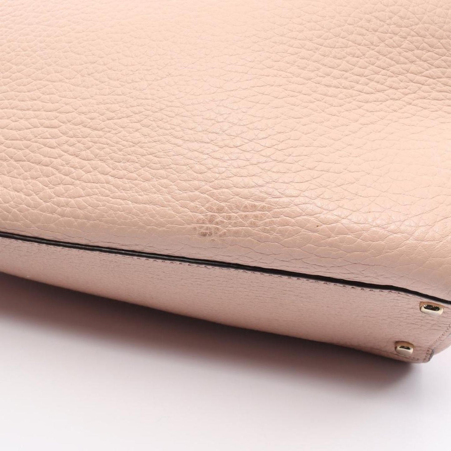 Handbag Tote Bag Leather Beige