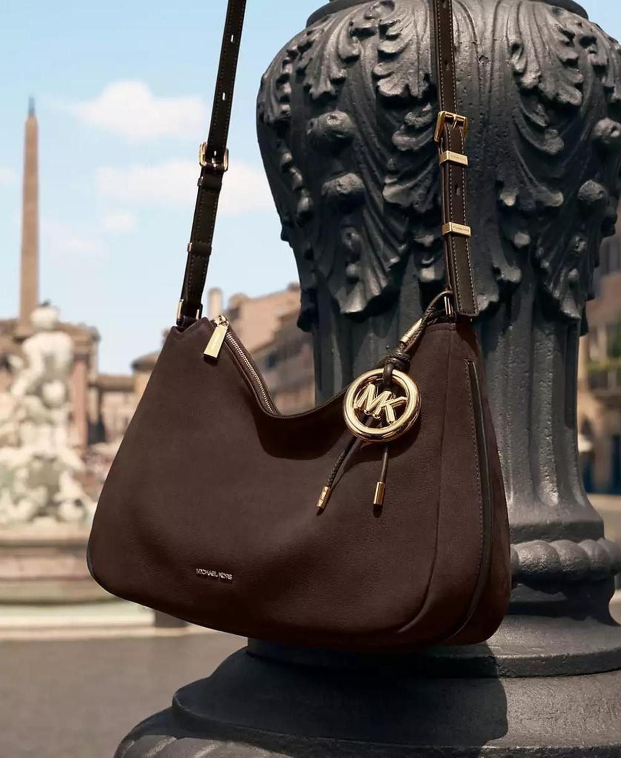 Michael Kors Nolita Medium Nubuck Convertible Shoulder Bag