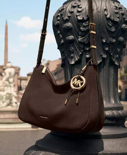 Michael Kors Nolita Medium Nubuck Convertible Shoulder Bag